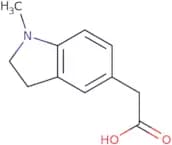 2-(1-Methyl-2,3-dihydro-1H-indol-5-yl)acetic acid
