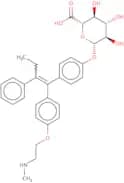 N-Desmethyl-4-hydroxy tamoxifen β-D-glucuronide