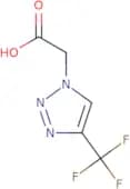 2-[4-(Trifluoromethyl)-1H-1,2,3-triazol-1-yl]acetic acid