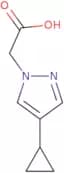 2-(4-Cyclopropyl-1H-pyrazol-1-yl)acetic acid