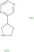 2-(Pyrrolidin-3-yl)pyrazine dihydrochloride