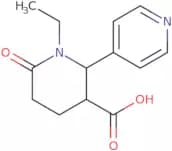 rac-(2R,3R)-1-Ethyl-6-oxo-2-(pyridin-4-yl)piperidine-3-carboxylic acid