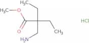 Methyl 2-(aminomethyl)-2-ethylbutanoate hydrochloride