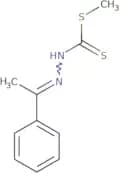 {[(Methylsulfanyl)methanethioyl]amino}(1-phenylethylidene)amine