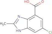6-Chloro-2-methyl-1H-1,3-benzodiazole-4-carboxylic acid