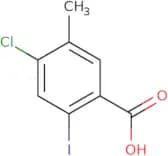 4-Chloro-2-iodo-5-methylbenzoic acid