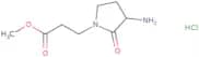 Methyl 3-(3-amino-2-oxopyrrolidin-1-yl)propanoate hydrochloride