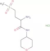 2-Amino-4-methanesulfonyl-N-(oxan-4-yl)butanamide hydrochloride
