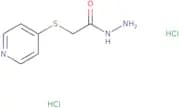 2-(Pyridin-4-ylsulfanyl)acetohydrazide dihydrochloride
