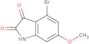 4-Bromo-6-methoxy-2,3-dihydro-1H-indole-2,3-dione