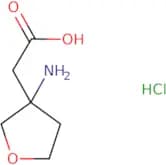 2-(3-Aminooxolan-3-yl)acetic acid hydrochloride