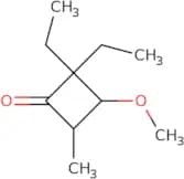 2,2-Diethyl-3-methoxy-4-methylcyclobutan-1-one