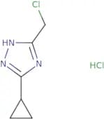 5-(Chloromethyl)-3-cyclopropyl-1H-1,2,4-triazole hydrochloride