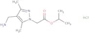 Propan-2-yl 2-[4-(aminomethyl)-3,5-dimethyl-1H-pyrazol-1-yl]acetate hydrochloride