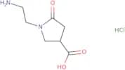 1-(2-Aminoethyl)-5-oxopyrrolidine-3-carboxylic acid hydrochloride