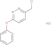 3-(Chloromethyl)-6-phenoxypyridazine hydrochloride