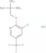 1-{[3-Chloro-5-(trifluoromethyl)pyridin-2-yl]oxy}-2-methylpropan-2-amine hydrochloride