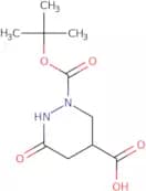 2-[(tert-Butoxy)carbonyl]-6-oxo-1,2-diazinane-4-carboxylic acid