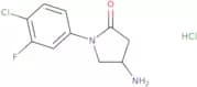 4-Amino-1-(4-chloro-3-fluorophenyl)pyrrolidin-2-one hydrochloride