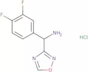 (3,4-Difluorophenyl)(1,2,4-oxadiazol-3-yl)methanamine hydrochloride