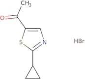 1-(2-Cyclopropyl-1,3-thiazol-5-yl)ethan-1-one hydrobromide