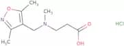 3-{[(Dimethyl-1,2-oxazol-4-yl)methyl](methyl)amino}propanoic acid hydrochloride