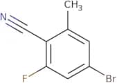 4-Bromo-2-fluoro-6-methylbenzonitrile