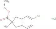 Ethyl 2-amino-5-chloro-2,3-dihydro-1H-indene-2-carboxylate hydrochloride