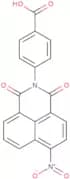 4-{8-Nitro-2,4-dioxo-3-azatricyclo[7.3.1.0,5,13]trideca-1(13),5,7,9,11-pentaen-3-yl}benzoic acid