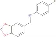N-(1,3-Dioxaindan-5-ylmethyl)-4-fluoroaniline