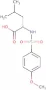 2-(4-Methoxybenzenesulfonamido)-4-methylpentanoic acid