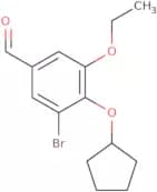 3-Bromo-4-(cyclopentyloxy)-5-ethoxybenzaldehyde