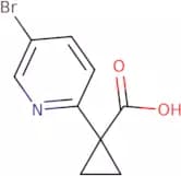 1-(5-Bromopyridin-2-yl)cyclopropane-1-carboxylic acid