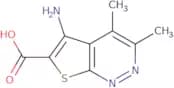 5-Amino-3,4-dimethylthieno[2,3-c]pyridazine-6-carboxylic acid