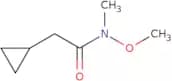 2-cyclopropyl-n-methoxy-n-methylacetamide