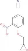 3-Nitro-4-(oxiran-2-ylmethoxy)benzonitrile