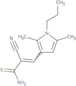 2-Cyano-3-(2,5-dimethyl-1-propyl-1H-pyrrol-3-yl)prop-2-enethioamide