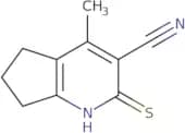 4-Methyl-2-sulfanyl-5H,6H,7H-cyclopenta[b]pyridine-3-carbonitrile