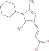 (2E)-3-(1-Cyclohexyl-2,5-dimethyl-1H-pyrrol-3-yl)prop-2-enoic acid