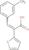 3-(3-Methylphenyl)-2-(thiophen-2-yl)prop-2-enoic acid
