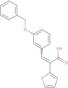 3-[3-(Benzyloxy)phenyl]-2-(thiophen-2-yl)prop-2-enoic acid
