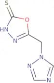 5-(1H-1,2,4-Triazol-1-ylmethyl)-1,3,4-oxadiazole-2-thiol