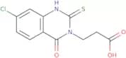 3-(7-Chloro-4-oxo-2-sulfanyl-3,4-dihydroquinazolin-3-yl)propanoic acid