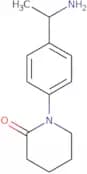 1-[4-(1-Aminoethyl)phenyl]piperidin-2-one