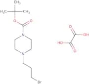 tert-Butyl 4-(3-bromopropyl)piperazine-1-carboxylate oxalate