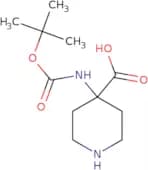 4-((tert-Butoxycarbonyl)amino)piperidine-4-carboxylic acid