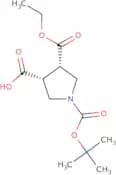 TRANS-1-(tert-butoxycarbonyl)-4-(ethoxycarbonyl)pyrrolidine-3-carboxylic acid