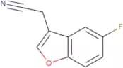 2-(5-Fluoro-1-benzofuran-3-yl)acetonitrile