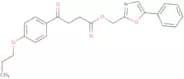 (5-Phenyl-1,3-oxazol-2-yl)methyl 4-oxo-4-(4-propoxyphenyl)butanoate