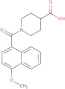 1-(4-Methoxynaphthalene-1-carbonyl)piperidine-4-carboxylic acid